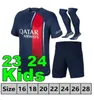 Maillots de football Joueur 10 S MBAPPE Maillot de football HAKIMI SERGIO RAMOS M.ASENSION 23 24 Maillots Maillots de football 2023 2024 Hommes Kit Ensembles Paris