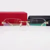 Sonnenbrillen Frames CA Marke Vinatge Titanium Ultraleichte Randfleischleuchten Square Eyewear Top -Qualität optischer Brillen