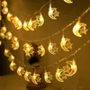 59,06 Zoll 10 LED-Mondstern-Eid-Mubarak-Lichterketten, Ramadan-Dekoration, für Zuhause 2023, Ramadan Kareem, islamische muslimische Party, Eid Al Adh, batteriebetrieben