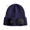 Beanie CP Caps Men's Designer Ribbed Knit Lens Hats Women's Extra Fine Merino Wool Goggle Beanie Official Website Version 2 3RHS