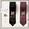 Animal Necktie Tie Neck Cat Cosplay Costume JK Clothing Unisex Kawaii Accessories Christmas Halloween Props Party Gifts 240106