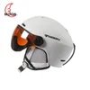 統合的に成形されたゴーグルPCとEPSの高品質の屋外スポーツスキースノーボードスケートボードを備えたMoonskiingヘルメット240106