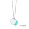 Ciondolo a cuore e chiave per donna Regali di gioielli di lusso in argento sterling 925 Co Drop 220412