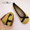 s Ballet Women Flat Knit Dress Square Toe Slip on Ballerina Walking Flats Shoes for Woman Comfort Soft Dre Shoe Comt