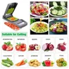 Ferramenta de frutas vegetais cozinha gadgets ralador cortador triturador alho carne chopper cenoura batata slicer salada fabricante 240106