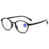 Sonnenbrille Presbyopic Anti Blue Light Unisex Vision Care Rund 1,0-4,0 Erwachsene Lesebrille Brillen