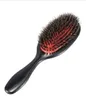 Boar Bristle Nylon Hair Comb Mini ABS مقبض مقبض مصارف الشعر المضادة للفرشاة