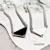 Wholesale Pendant Fashion for Man Woman Inverted Triangle Letter Designers Brand Jewelry Mens Womens Trendy Personality Clavicle