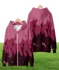 Men039s Sweats à capuche Sweatshirts 2022 Aphmau Merch Sweat à capuche Zipper Flame Violet et rouge Impression 3D Cool Zipper Coat Femmes et hommes Street1866526