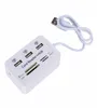 Micro USB Hub Combo 20 3 Poorten Kaartlezer Hoge Snelheid Multi USB Splitter Hub USB Combo Alles in één voor PC Computer Ac9054455