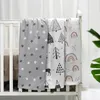Swaddling born Baby Diapers Thermal Soft Fleece Blanket Cartoon Bedding Set Unisex Quilt Bath Products 240106