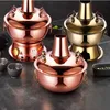 Copper Chinese 32cm Hot Pot Charcoal Electric Carbon Dual-purpose plug-in Soup pot Stainless Steel Kitchen Cookware Cooking Pot Hotel