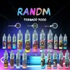 RandM Tornado Puff 7000 Puffs 7K Original Fumot Descartáveis Vapes Pen Vaper Puff 7000 Cigarros Eletrônicos 14ml Pod Mesh Coil 6 RGB Recarregável Ajustável por Ar 0% 2% 3% 5%