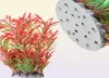 Décorations plantes d'eau hautes en plastique artificiel et Base en céramique pour décorer l'aquarium 1 pièce réaliste 8055938