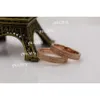 Designer Ring New Two-Line Sand-Grinding Rose Gold Couple Pair Small Finger Korean Version Of Fashion First Jewelry