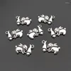 Charms 10Pcs Zinc Alloy Animal Squirrel For DIY Earrings Necklace Bracelet Keychain Christmas Crafts Making Accessories