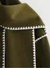 レディースジャケットザダタ2024秋エレガントな長袖のシングルブレストのシングルブレスト通勤ポケット付きの多用途のカジュアルジャケット
