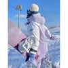 Mackages Puffer Jacket Dames Winter Puffer Jacket Middellange donsski-jas Afneembare capuchon Katoen gewatteerde bovenkledingjassen Designer dikke jas 542