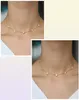 Modne słodkie gwiazdy Naszyjniki Chocker cienki łańcuch Link Dainty Stars Boho Women Kołnierz biżuteria 925 Silver Lady Collier Femme 3259658