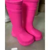 1: 1 Cheat Paris Cross Rain Boots platforma kolan high buty designerskie buty solidny kolor