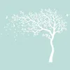 Large White Tree Birds Vintage Wall Decals Removable Nursery Mural Wall Stickers for Kids Living Room Decoration Home Decor Y200102996