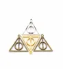 Bulk 120 Stuksslot Vintage Driehoek Charms Hanger Driehoek Deathly Hallows Wizzar Charms DIY Bevindingen 3132mm 4 kleuren2626700