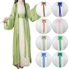 Cinturón Hanfu de estilo antiguo para mujer, 360cm de largo, cintura de lino y algodón, kimono Obi, decoración de vestido, accesorios de cintura para Cosplay 240106