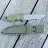 Novo cabo de borracha com lâmina Tanto 440C com cauda estilo japonês faca de caça ao ar livre ferramenta tática militar de sobrevivência acampamento EDC BM 140BK 15700 15006