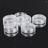 Jewelry Pouches 10/20/30/50Pcs 2.5ML Plastic Bottle Storage Box Small Round Container Jars Make Up Organizers Cosmetic Containers Portable