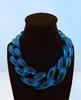 JAVRICK Lackingone collier acrylique gros ras du cou déclaration bavoir chaîne collier pendentifs 5 Color2744530