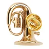 Mini broche de musique, accessoires, bijoux, Instrument de musique Miniature, flûte, corne française, saxophone, épingle à revers en forme de tuba, 240106