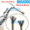 2pcs Dental Debridement PeriImplantitis Implant Surface Threads Cleaning Brush Autoclavable High Quality brush 240106