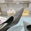 Sfilata di inizio primavera sandali scarpe singole Morbida pelle di pecora importata Seta calda con diamanti da donna Scarpe da lavoro scarpe casual scarpe da ginnastica Scarpe da basket scarpe da jogging