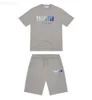 T-shirts Mens Ny Summer Trapstar T-shirt och shorts Set Luxury Brand Cotton Tshirt Print 2 Piece Suit Womens Tracksuit Gratis frakt Z0221 YSRY