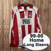 1995 1997 Crvena zvezda Beograd Retro Soccer Jerseys 99-00 Long Sleeve Home Away Short Sleeves Football Shirts