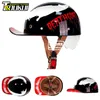 Motosiklet Kaskları Retro Kask Erkek Kadınlar Casco Moto Dot Onaylı Yarım Beyzbol Kapağı Capacete de Casque Classic