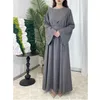 Roupas étnicas Modest Abaya Mulheres Muçulmanas Longas Maxi Vestidos Turquia Oração Kaftan Árabe Islâmico Robe Dubai Eid Party Ramadan Femme