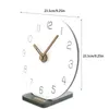Relógios de mesa Construção durável Relógio redondo estilo único cronometragem precisa fácil de ler