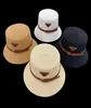 Designer Cap Belt Buckle Straw Bucket Hat Fashion Men Women Fitted Hats High Quality Sun Caps ulftk6202269