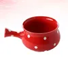 Dinnerware Sets Pan Butter Warmer Ceramics Soup Pot Saucepan Small Cookware With Pour Spouts For Boiling Noodle Coffee