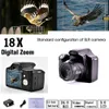 Appareil photo reflex numérique 18X caméscope numérique Telepo moyen Full HD écran 30 pouces Antishake électronique pour la prise de vue vidéo de photographie 240106