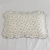 Baby Pillow Case Floral Print Cotton Muslin Born Pillow Case Cover för 30x50cm 48x74cm 240106