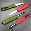 Micro Tech UTX-85 OTF Auto Knife 3.5 "440C stålblad, zinklegeringshandtag, camping utomhusverktyg Taktisk strids självförsvar knivar