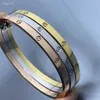 Designer -Cartres Bangle New Titanium Stahl Kajia Vakuum Elektroplating Matching Armband Beliebtes Live -Streaming -Schalter mit demselben POFK