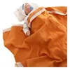 Fleece född filt termiska filtar mjuk fast set bomulls täcke spädbarn sängkläder swaddle wrap luftkonditionering 110x110 cm 240106