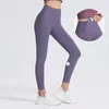 Roupa de ioga leggings women designers sexy calças perneiras de cintura alta alinhamento de esportes perneiras lu ginástica desgaste de legging fitness elástico