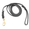 Dog Collars Training Leash Cowhide Comfortable Durable Strong Traction Leather Copper Hook For Trainning Ground