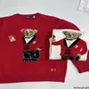 Swetery damskie 2024 Nowa koszulka Polos Rl Little Bear Haftowane bawełniane mieszane dzianiny Sweter Pullover Sweter wszechstronny moda Toppzrmn 47