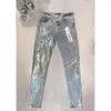 Designer Jeans viola da uomo Pantaloni denim Jeans strappati da uomo religione Jean Pantaloni da uomo Design dritto Jeans levi retrò Streetwear Jeans evisue Pantaloni a vita bassa HZMV