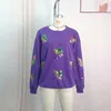 Maglione da donna alla moda per feste Mardi Gras University Felpe Divertente Party Academy Fall Pullover Felpa 240106